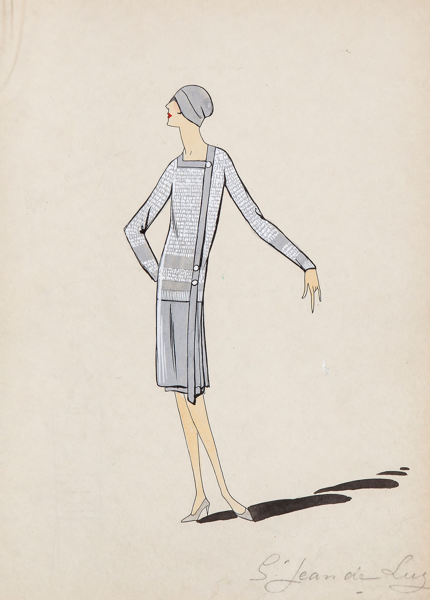 Bruyère (Marie Louise) - Album of original Bruyère Couture fashion designs,  36 pre-war and 21 - Image 4 of 4