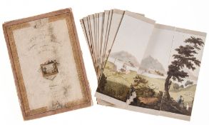 Myriorama,  a Collection of Many Thousand Landscapes designed by Mr. Clark , 16 cards each with an