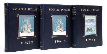 Shackleton (Ernest H.) and - others, editors. The South Polar Times, 3 vol., first edition, vol