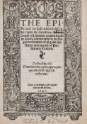 Bible, - English . [The Epistles and Gospelles with a brief postil vpon the...   English  .  [The
