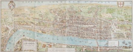 Weller (Edward) - London in the Reign of Queen Elizabeth, A Fac-simile (Reduced) of the Map by Aggas