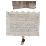 Somerset.- - Indenture, grant by Johannes Boteler, Armiger   Indenture, grant by Johannes Boteler,