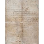 Louis XV -  Letters Patent, relating to Paul Le Cour of Lyon and his...   ( King of France,   1710-