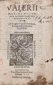 Valerius Maximus. - Dictorum factorumque memorabilium exempla,   title with woodcut printer's