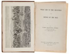 Speke (John Hanning) - What Led to the Discovery of the Source of the Nile,   first edition,  half-