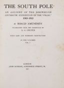 Amundsen (Roald) - The South Pole,  2 vol.,   first English edition,   plates and maps, foxing,