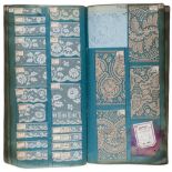 Lace Sample Book.- - [Continental lace samples],   240 pages of numerous continental lace samples,