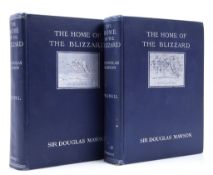 Mawson -  The Home of the Blizzard, 2 vol., first American edition, plates   ( Sir   Douglas)    The