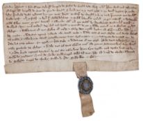 Bedfordshire.- - Grant by Roger son of Langois of Wylie [Wyley] to Philippe son of...   Grant by
