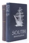 Shackleton -  South, reprint, plates, folding map, original pictorial cloth   ( Sir   Ernest)