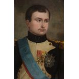 Chiantore (Stefano, fl. 1772-1849) - Portrait of Napoleon Buonaparte   oil on canvas, signed and