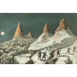 Mountaineering.- Alps.- [Macgregor (John)] - [The Ascent of Mont Blanc:  A series of four views ],