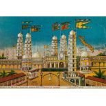 Sufi Shrines.- - Nagaur Sharif,   chromolithograph, ?early impression of image without the banner