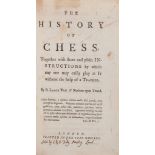 Lambe (Robert) - The History of Chess,  Together with short and plain Instructions by which any
