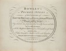 England.- Bowles (Carington) - Bowles's Pocket Atlas of the Counties of South Britain or England and