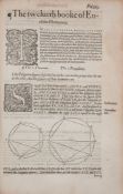 Euclid. - The Elements of Geometrie,  translated by Sir Henry Billingsley, preface by John Dee,