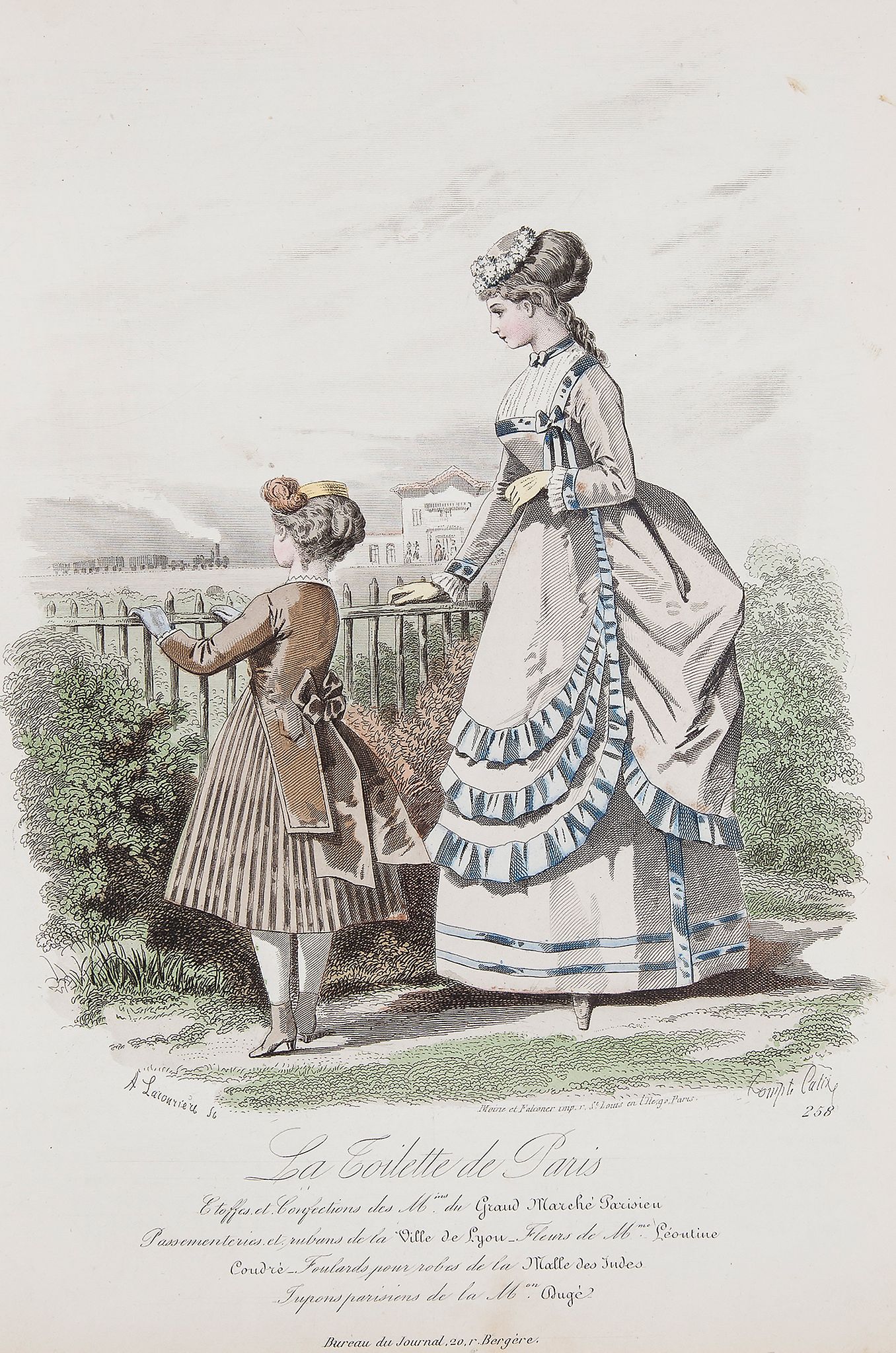 Fashion Plates.- - Toilette (La) de Paris,  Nos.240-286, being issues from 1st January 1868- 1st