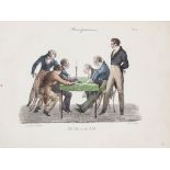 Pigal (Edme-Jean) - [Scènes Populaires],   50 hand-coloured lithographed plates,  1822;   Scènes