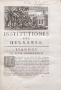 Tournefort (Joseph Pitton) - Institutiones Rei Herbariae,  vol. 1 only (of 3) , illustrations,