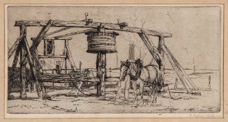 Smith (Frederick Sydney) - The Old Gin Pit; Winter; Bridgenorth,   3 etchings, 125 x 175mm. to 187 x