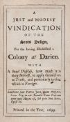 [Ferguson (Robert)] - A Just and Modest Vindication of the Scots Design, for the having