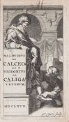 Balduinus (B.) and Julius Nigronus. - De calceo antiquo,  et de caliga veterum, 2 parts in 1,