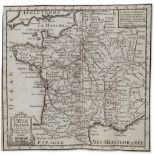 France.- - Liste Generale des Postes de France,   engraved folding map at end, contemporary calf,