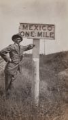 New Mexico  &  Mexico.- - Photograph album, photographs  &  postcards, including   Photograph album,