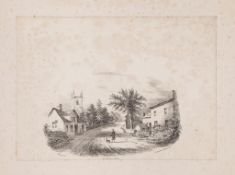 Gloucestershire.- Lamb (Henry) - Views of Cheltenham,   11 lithographs on larger card mounts, some