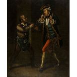 Collet (John) - The Butcher and the Frenchman,  the composition engraved by Charles White after