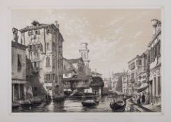 Price (Lake) - Interiors and Exteriors in Venice,   tinted lithographed title and 25 plates,