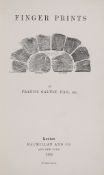 Galton -  Finger Prints , 16 lithographed plates , half-title   ( Sir   Francis)   Finger Prints  ,