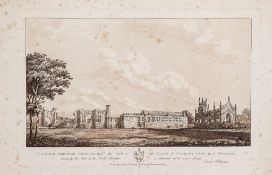 -. Willyams (Cooper) - The History of Sudeley Castle in Gloucestershire,   sepia aquatint