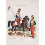 Lalaisse (Hippolyte) - République Française. Uniformes de l'Armée et de la Marine,   lithographed