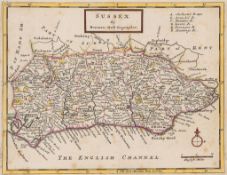 A mixed group of mostly smaller maps of the county,  including Drayton's Poly-olbion map of