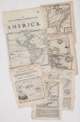 Morden (Robert) - A small group of maps of the Americas from the Atlas Terestris,  including the