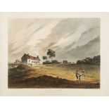 Waterloo.- Turner -  [Waterloo], one etched plate and 7 hand-coloured aquatints of the...   (