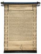 Magna Carta, - By Permission of [The] Trustees of the Cottonian Library   By Permission of [The]