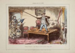 Leech (John) - Mr. Briggs  &  his Doings,   13 hand-coloured lithographed plates on 12 sheets,