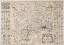 -. Seale (Richard William) - Map of the County of Middlesex,  from North Mimms to Thames Ditton, and