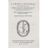 Sigonius (Carolus).- Livius (Titus) - Scholia,quibus T. Livii Patavini historiae...,   second