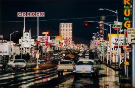 Ernst Haas (1921-1986) - Route 66, Albuquerque, New Mexico, 1969  Chromogenic print, printed