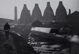 Thurston Hopkins (1913-2014) - Canal Through The Potteries, 1954  Gelatin silver print, printed