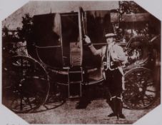 The Photographic Heritage Library - The Family Coach and Footman at Lacock Abbey, after William