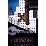 Ernst Haas (1921-1986) - Locksmith's Sign, NYC, 1952  Chromogenic print, printed later, signed by
