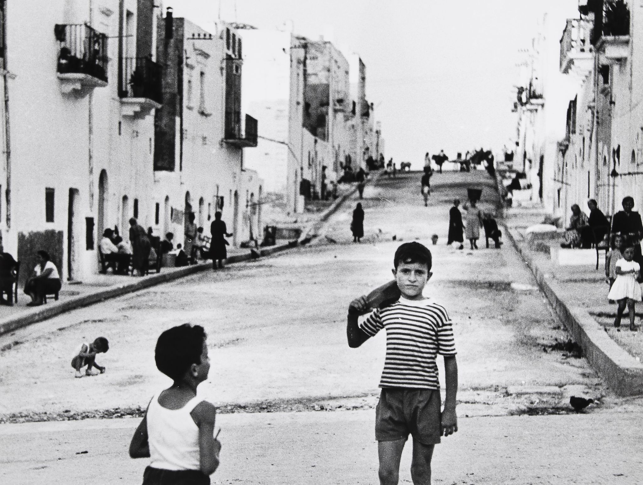 Mario Giacomelli (1925-2000) - Untitled, from the series 'Puglia', 1958  Gelatin silver print on