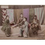 Photographer unknown - Japanese Album, ca.1880  46 hand-coloured albumen prints, each titled and