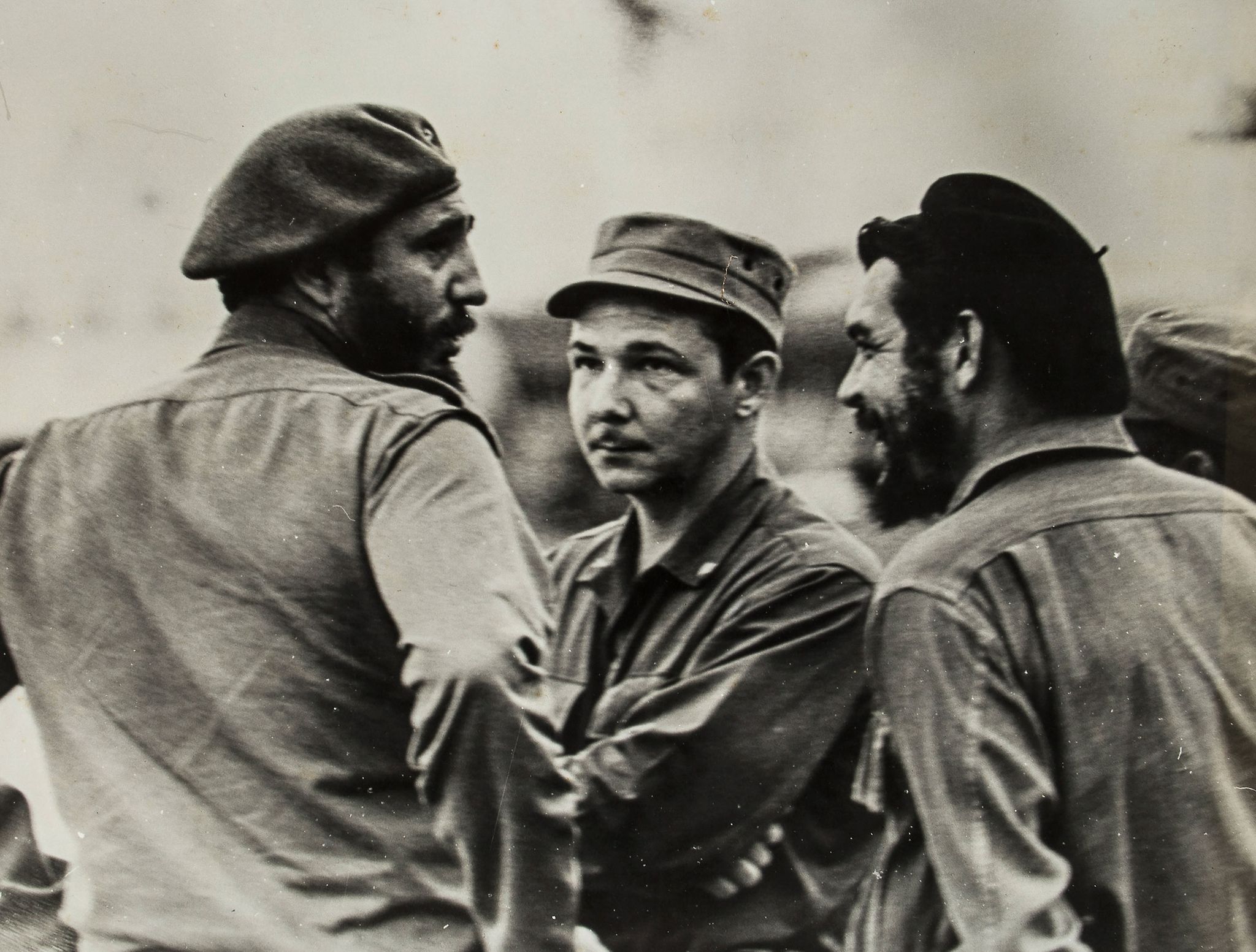 Osvaldo Salas (1914-1992) - Fidel Castro and Leonid Brezhnev, 1970s  Three gelatin silver prints, - Image 2 of 3