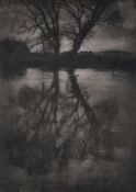 George Davison (1854-1930) - Reflections, 1899  Photogravure on Japanese tissue paper, signed in