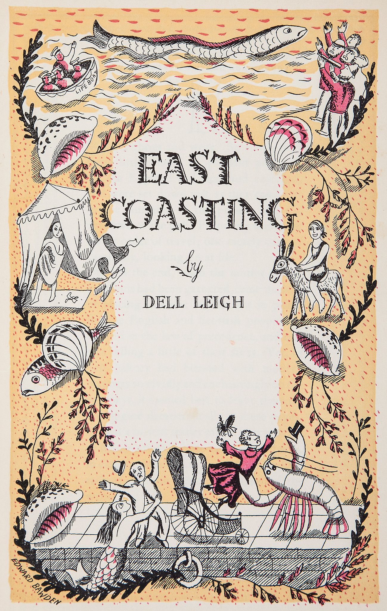 Bawden (Edward).- Leigh (Dell) - East Coasting,   first edition  ,   pictorial title,